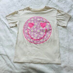 Freeze Foral Smiley Face Girls Top 7